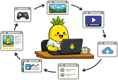 发行流程轻量化示意图