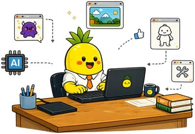 AI 降低制作成本示意图